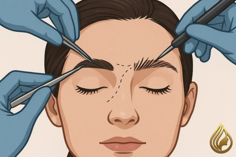 روش‌های ایمن رنگ کردن ابرو بعد از کاشت